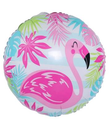 Globo Redondo Flamingo