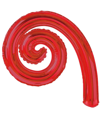 Globo Espiral Rojo