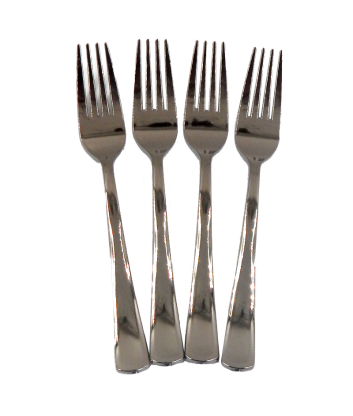 Tenedor Plata x18