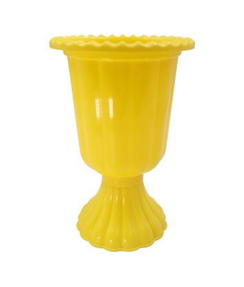 Florero Plástico Amarillo