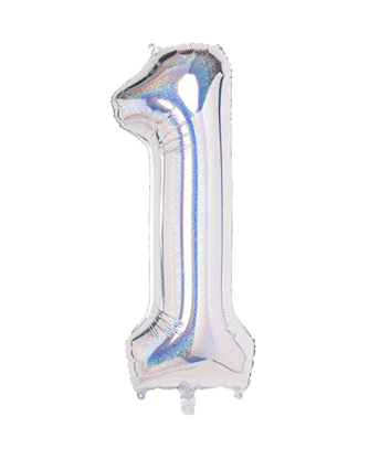 Globo Num 1 Plata Hol. Med.