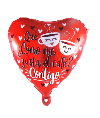 Globo Corazón/Café