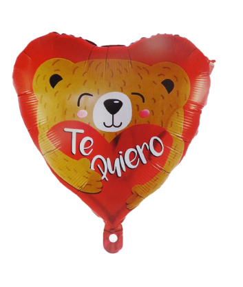 Globo corazón oso