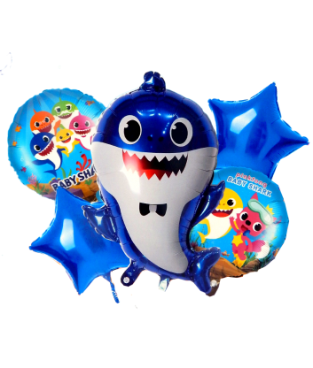 BOUQUET BABY SHARK AZUL 5PZS