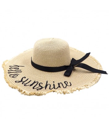 Sombrero paja playa