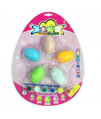 Set huevos pascua c/acuarela