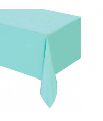 Mantel plástico menta