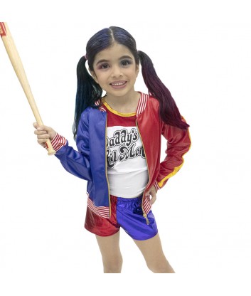 DISFRAZ NIÑA HARLEY QUIN T6
