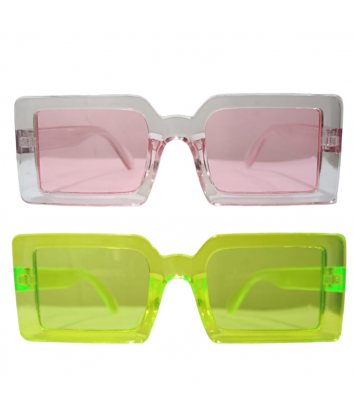 GAFAS CUADRADA TRANS 2/COL