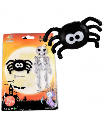 GLOBO MET. ARAÑA NEGRO XU...