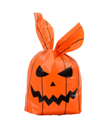 FUNDA PLAST. CALABAZA HALLW...
