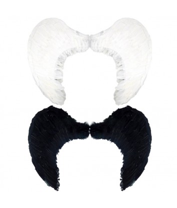 ALAS DE PLUMAS BLAN/NEGR