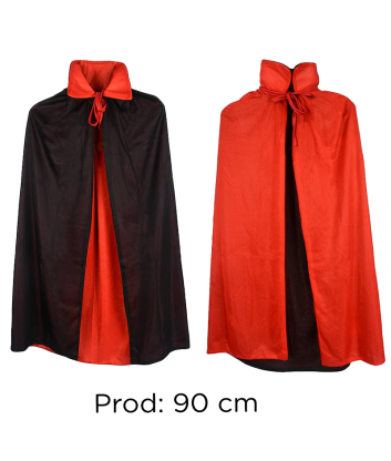 CAPA NEGRA/ROJO 90CM