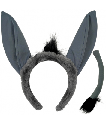 DIADEMA PELUCHE BURRO