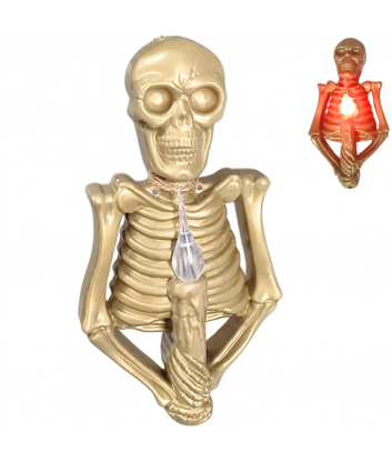 LAMPARA CALAVERA DOR/PLAT...