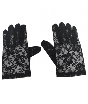 GUANTES ENCAJE 2COL B/N XU...