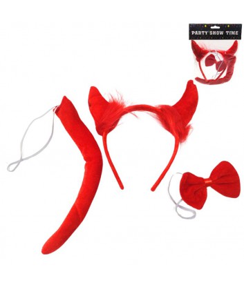 DIADEMA DIABLO ROJO...