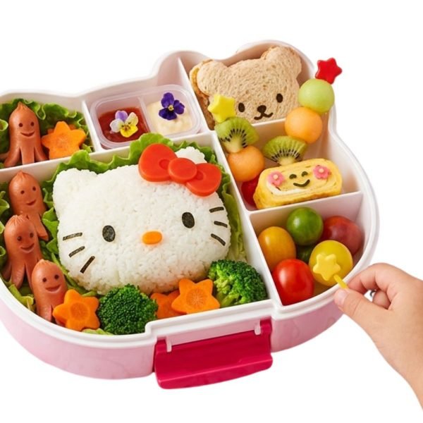 MOLDE PARA ARROZ HELLO KITTY 2PCS XU