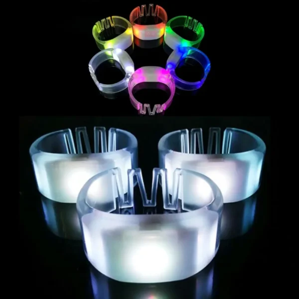 PULSERA LED MULTICOLOR TRANSP XU