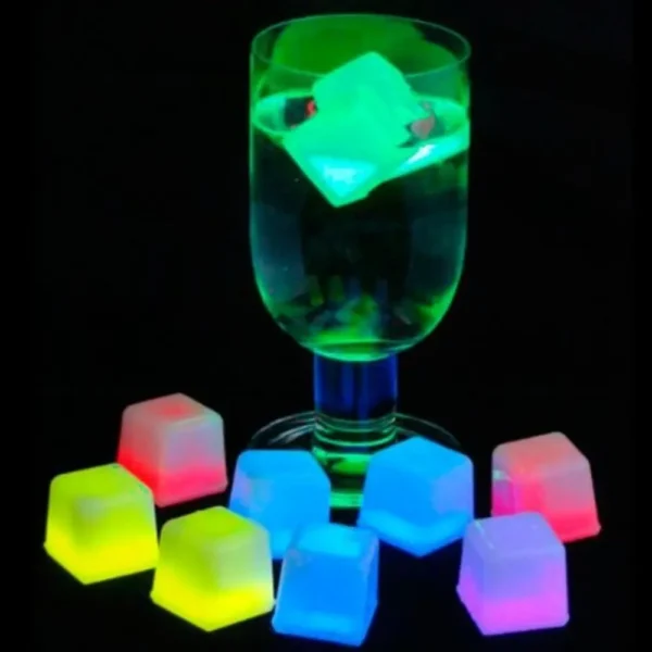 CUBOS HIELO NEON X U