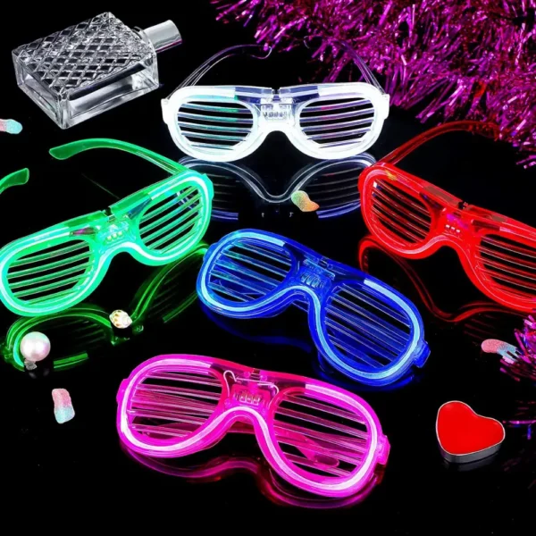 GAFAS REDONDAS LED V/COL